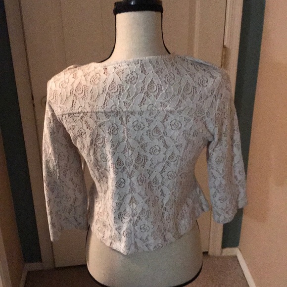 Lace zippered jacket - Picture 7 of 8